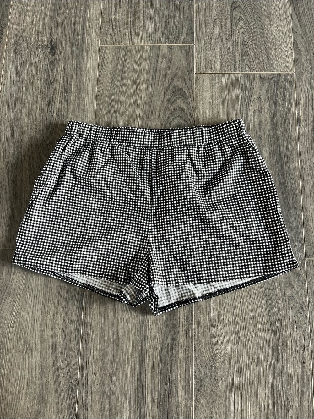 Aeropostale Black & White Gingham Shorts